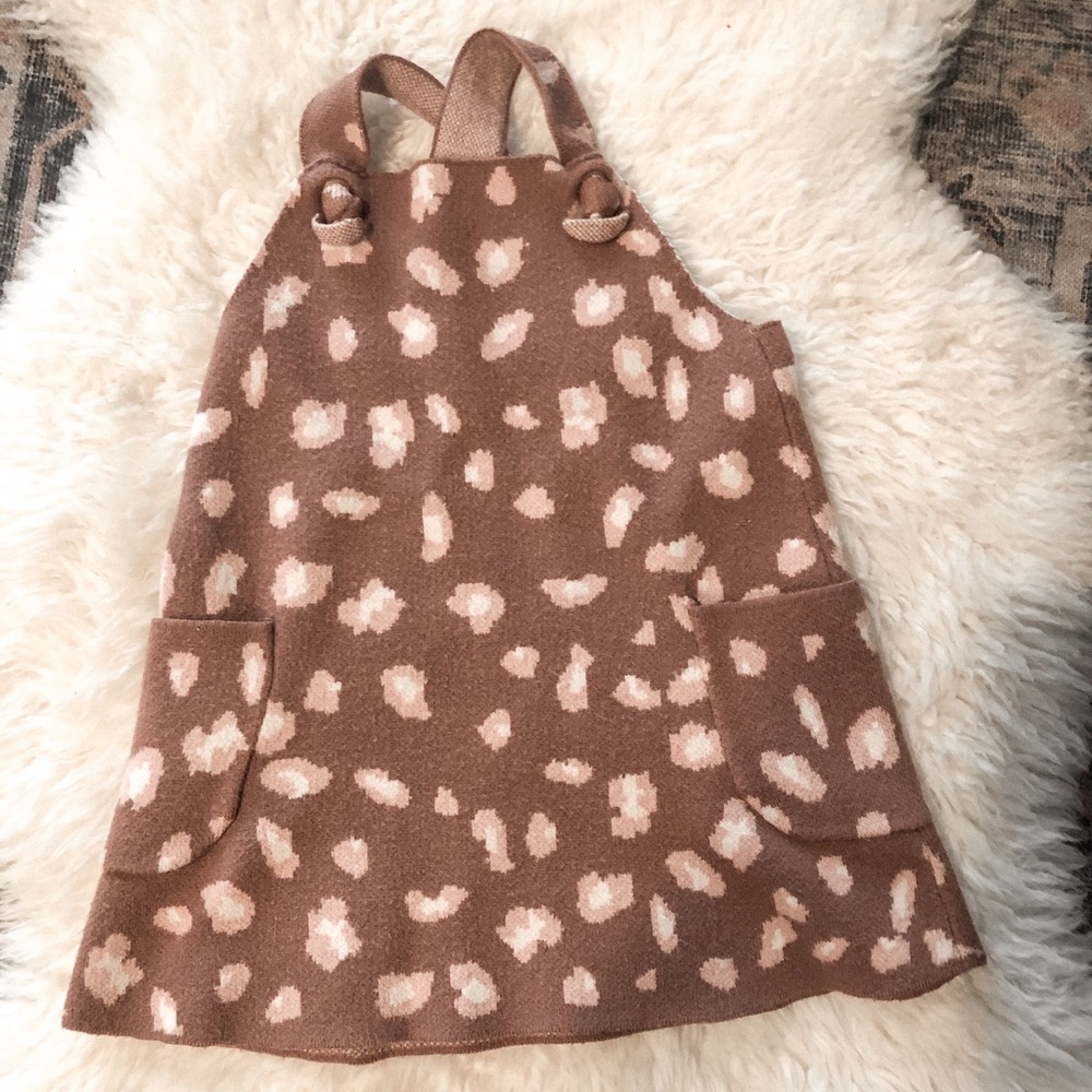 Zara pink leopard jumper